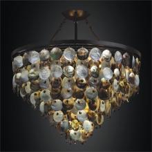 Glow Lighting 586VD26/24SP-9C - Black Magic Pendant Chandelier