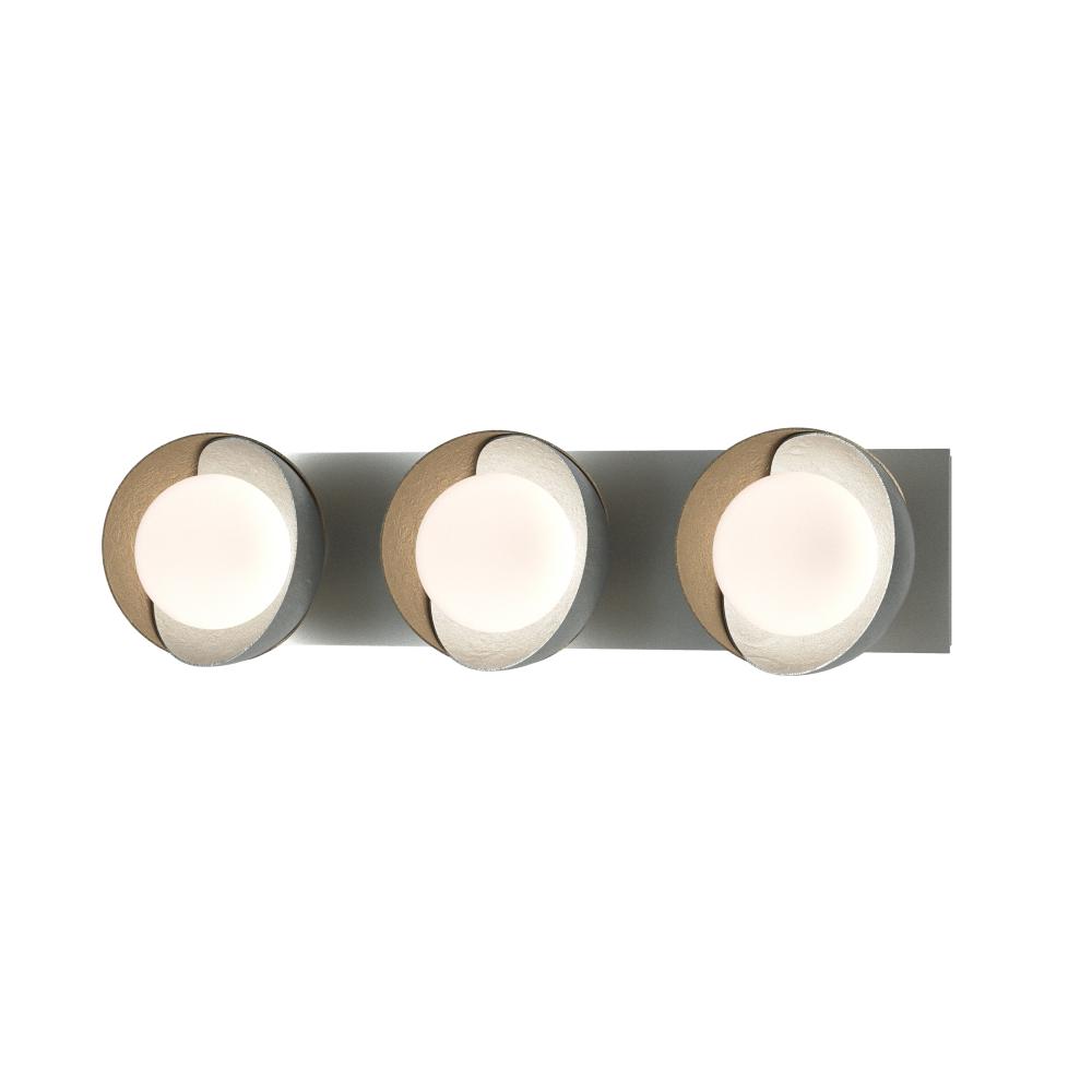 Brooklyn 3-Light Straight Double Shade Bath Sconce