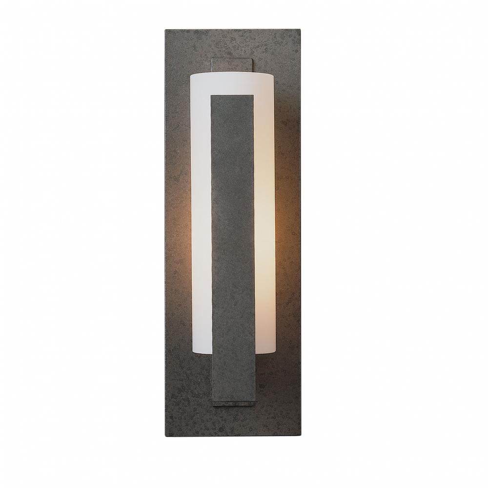 Forged Vertical Bar Sconce - Steel Backplate