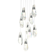 Hubbardton Forge 131101-SKT-LONG-10-CR - Luma 9-Light Large Crystal Pendant