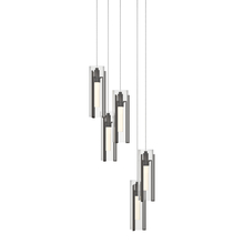 Hubbardton Forge 131124-SKT-LONG-14-ZM0065 - Exos Glass 5-Light Pendant