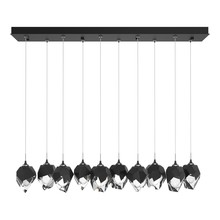 Hubbardton Forge 131143-SKT-LONG-10-BP0754 - Chrysalis 10-Light Small Crystal Pendant