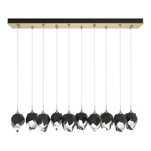 Hubbardton Forge 131143-SKT-LONG-86-BP0754 - Chrysalis 10-Light Small Crystal Pendant