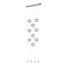 Hubbardton Forge 139057-LED-STND-85-YL0668 - Abacus 9-Light Ceiling-to-Floor LED Pendant