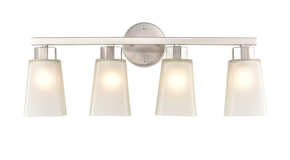 Coley 4-Light Vanity Brushed Nickel