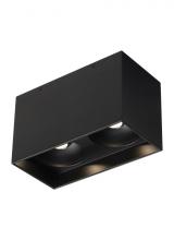 Visual Comfort & Co. Modern Collection 700FMEXOD630BB-LED930 - Exo 6 Dual Flush Mount