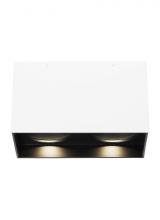 Visual Comfort & Co. Modern Collection 700FMEXOD630WB-LED935 - Exo 6 Dual Flush Mount