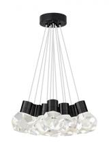 Visual Comfort & Co. Modern Collection 700TDKIRAP11WB-LED922 - Modern Kira dimmable LED Ceiling Pendant Light in a Black finish