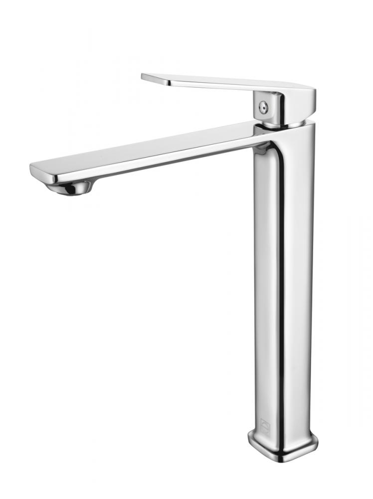 Lena Single Hole Single Handle Bathroom Faucet in Chrome