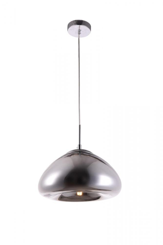 Reflection Collection Pendant D11in H7in Lt:1 Chrome Finish