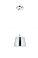 Elegant LD4056D8C - Nota 1 Light Chrome Pendant