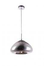 Elegant LDPD2016 - Reflection Collection Pendant D11in H7in Lt:1 Chrome Finish