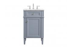 Elegant VF12521GR - 21 Inch Single Bathroom Vanity in Grey