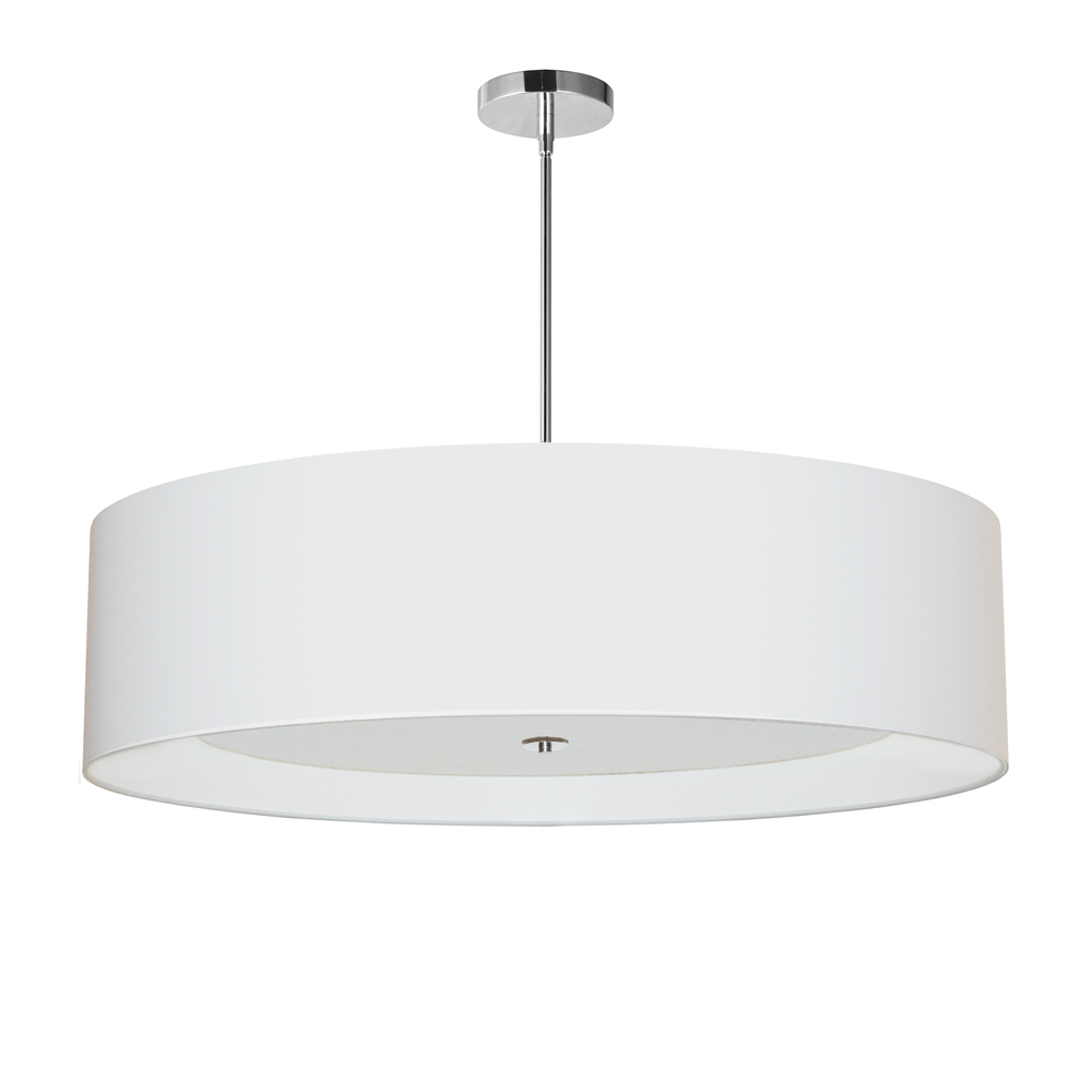 4LT Helena Pendant PC, WH w/WH Diffuser