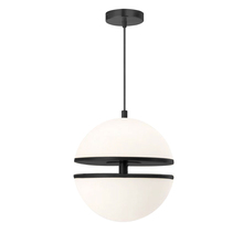 Dainolite AMC-1330LEDP-MB - 30W Pendant, MB w/ WH Glass