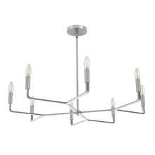 Dainolite CLT-328-PC - 8LT Incandescent Chandelier, PC