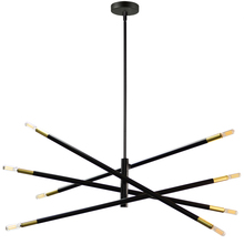 Dainolite WAN-408P-MB-AGB - 8LT Pendant, MB & AGB Finish