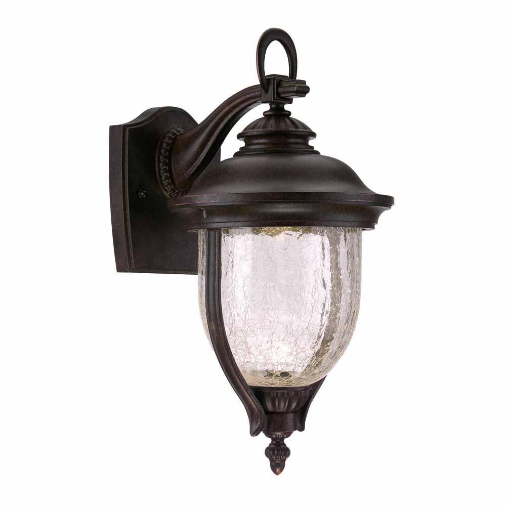 7 in. Mystic Bronze LED Outdoor Sconce