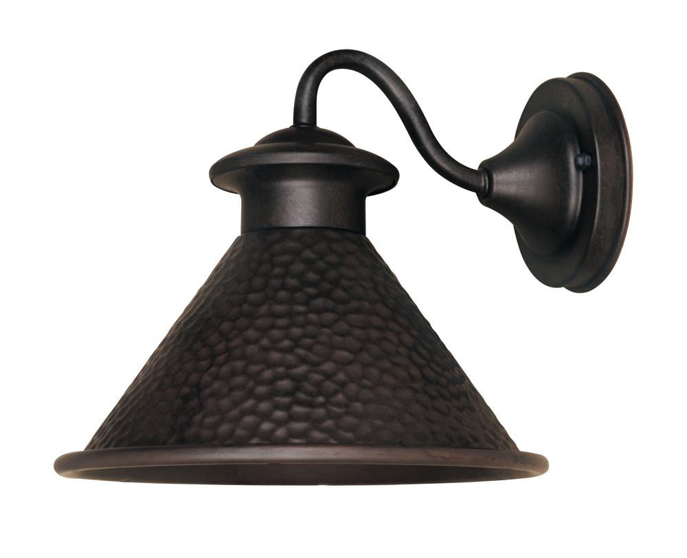 Dark Sky Essen 1-Light Outdoor Bronze Short-Arm Wall Lamp