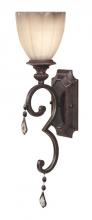 World Imports WI168189 - Avila Collection 1-Light Bronze Wall Sconce