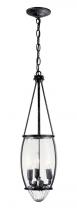World Imports WI595293 - Crystal Elegance Collection 3-Light Natural Iron Hanging Pendant