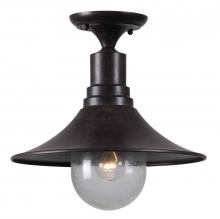 World Imports WI9071F89 - Brandon 1-Light Bronze Semi-Flush Mount Light