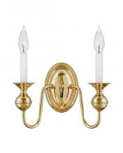 Hinkley 5124PB - Two Light Sconce