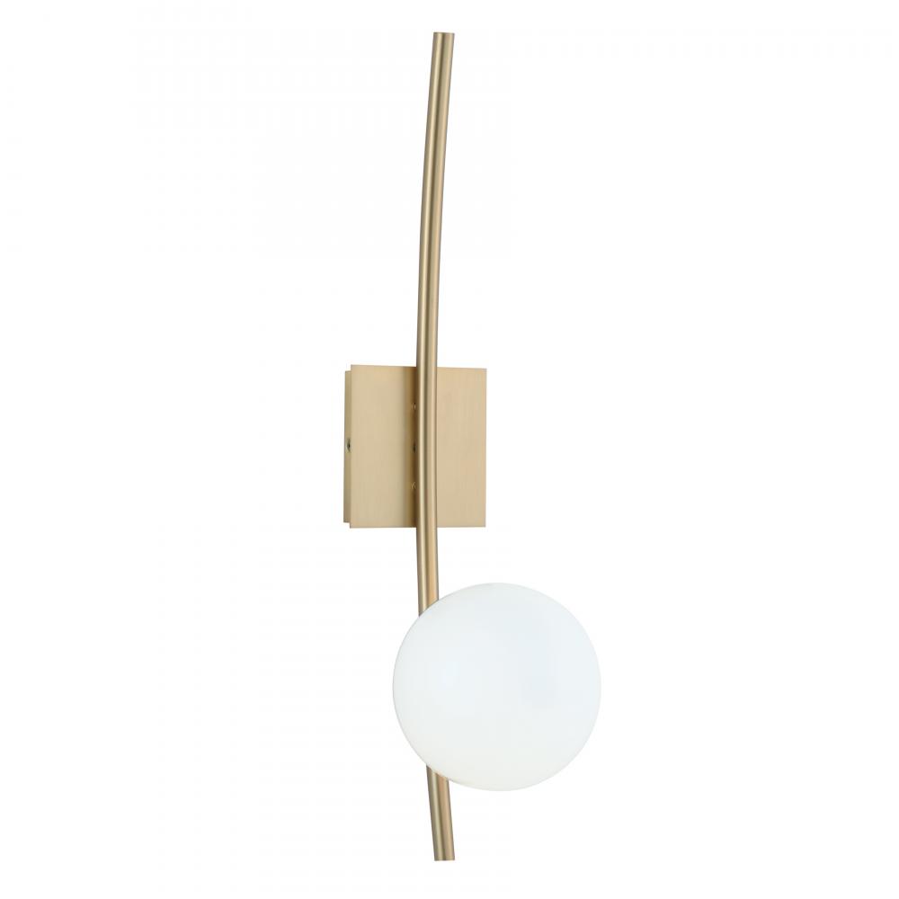 Perch 24'' High 1-Light Sconce - Satin Brass