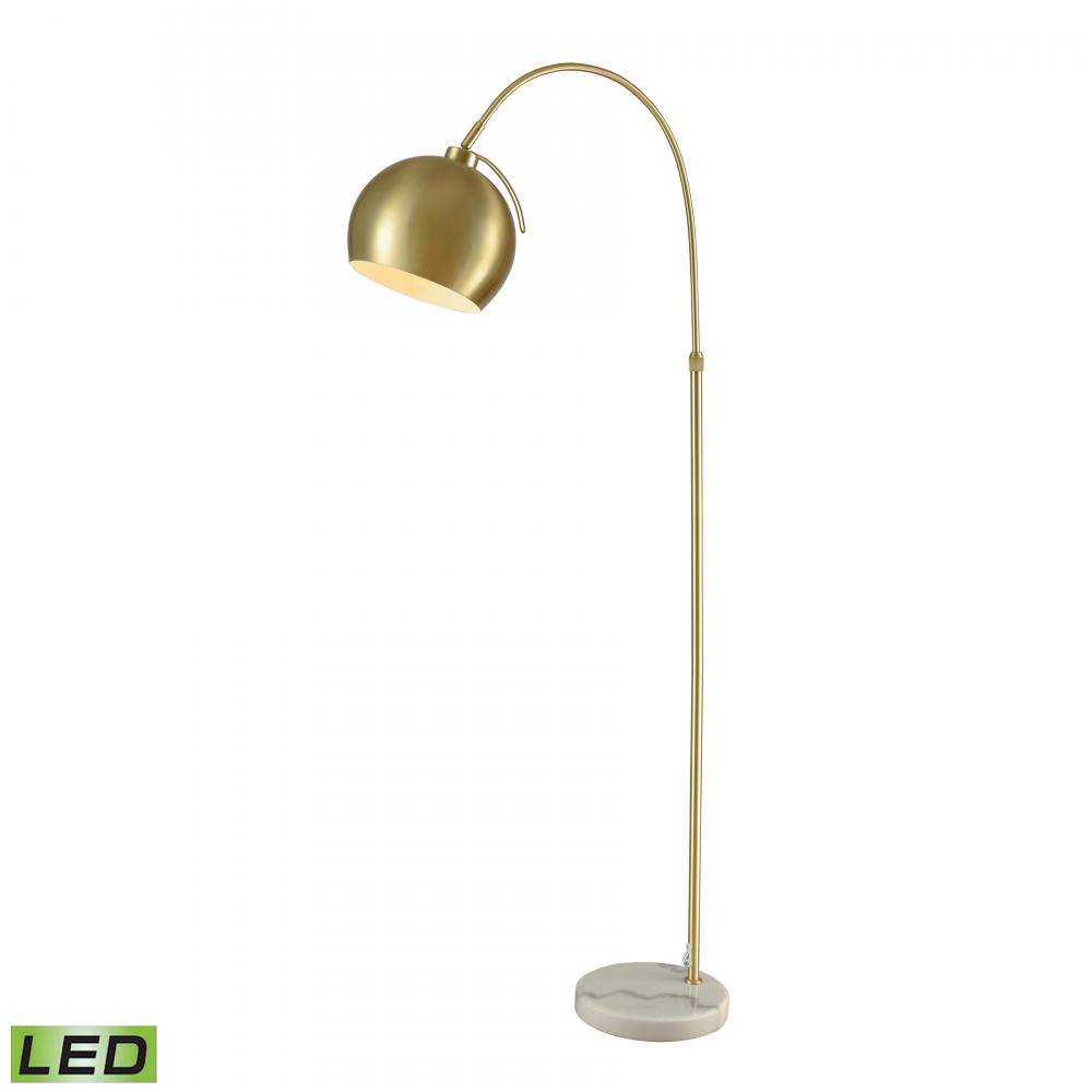 Kopernikus 61'' High 1-Light Floor Lamp - Aged Brass - Includes LED Bulb