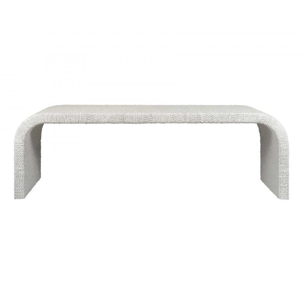 Sawyer Bench - Shoji White