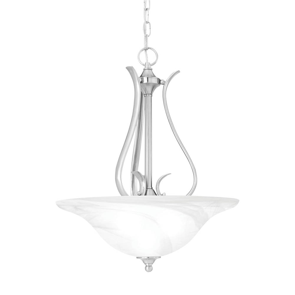 Thomas - Prestige 18'' Wide 3-Light Pendant - Brushed Nickel