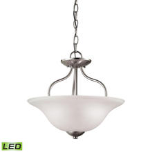 ELK Home 1202CS/20-LED - Thomas - Conway 15'' Wide 2-Light Semi Flush Mount - Brushed Nickel