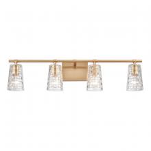 ELK Home 82173/4 - Lightweave 32'' Wide 4-Light Vanity Light - Satin Brass