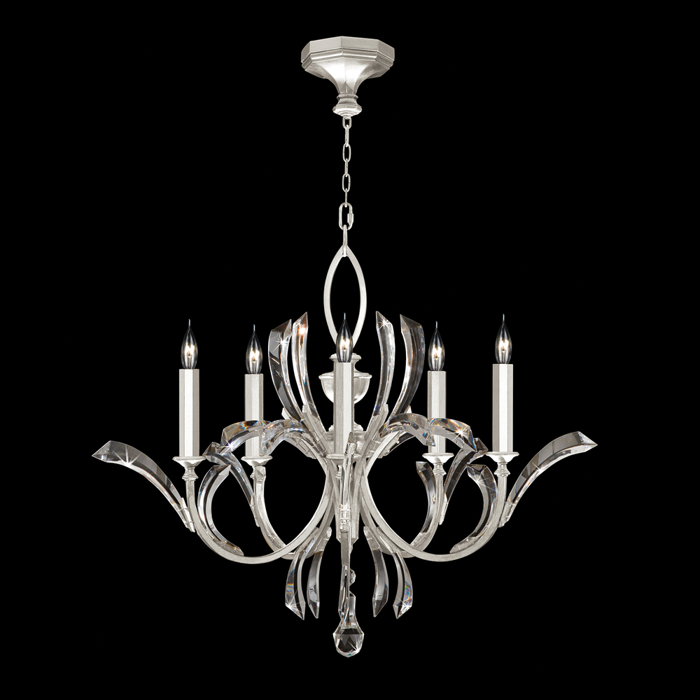 Beveled Arcs 36" Round Chandelier