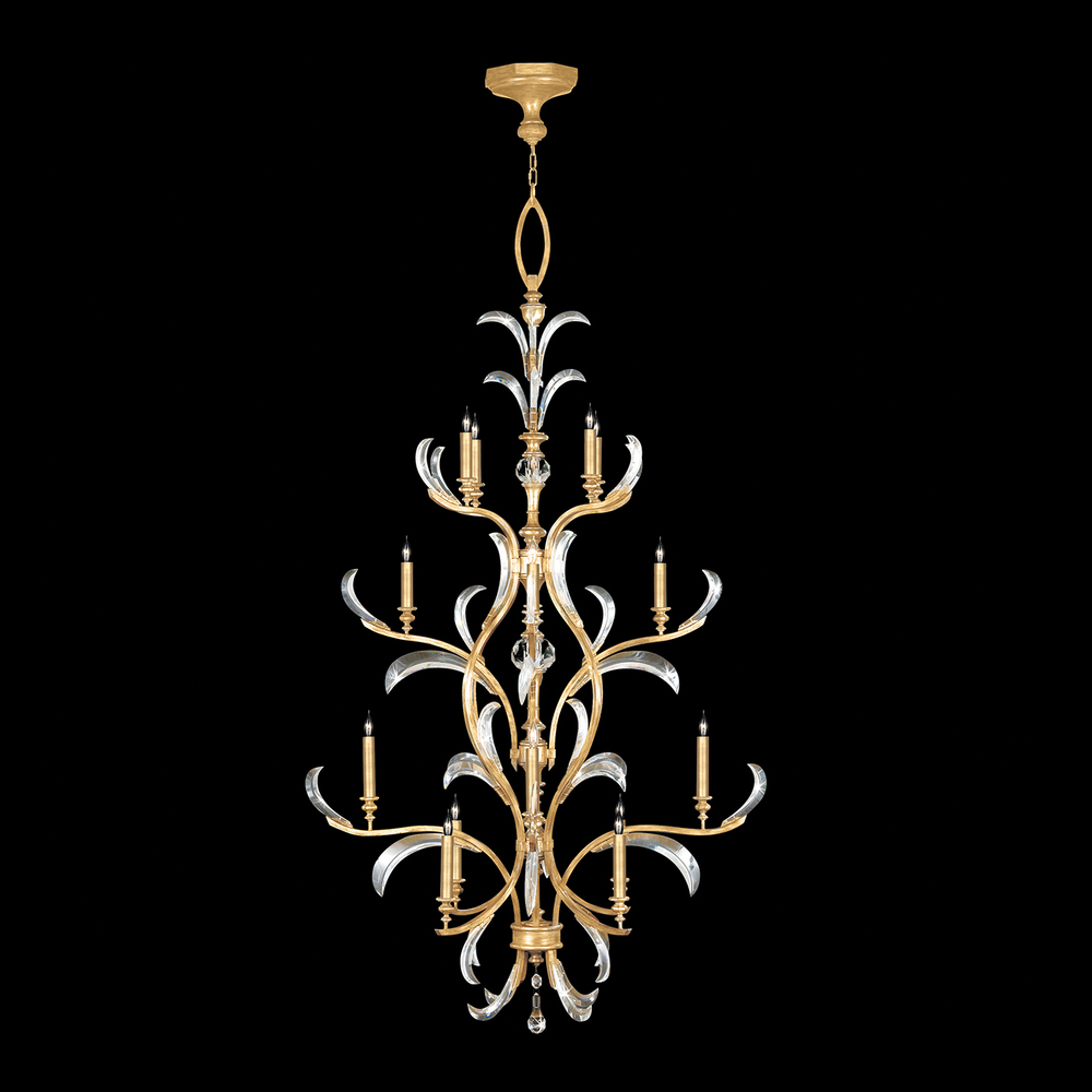 Beveled Arcs 48"W Round Chandelier