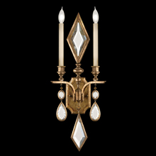 Fine Art Handcrafted Lighting 729150-3ST - Encased Gems 29" Sconce